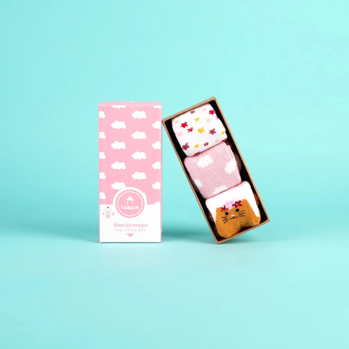 Dans Les Nuages - Pack De Chaussettes Bébé 4 Dans Les Nuages - Pack De Chaussettes Bébé – Image 2