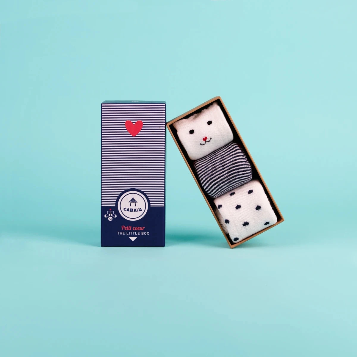 Petit Coeur - Pack De Chaussettes Bébé 4 Petit Coeur - Pack De Chaussettes Bébé – Image 2