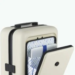 Valise Cabine JFK - Pochette Unie -Mode Sacs Magasin TDM S23 TRAVELER VALISE JFK POCHETTE